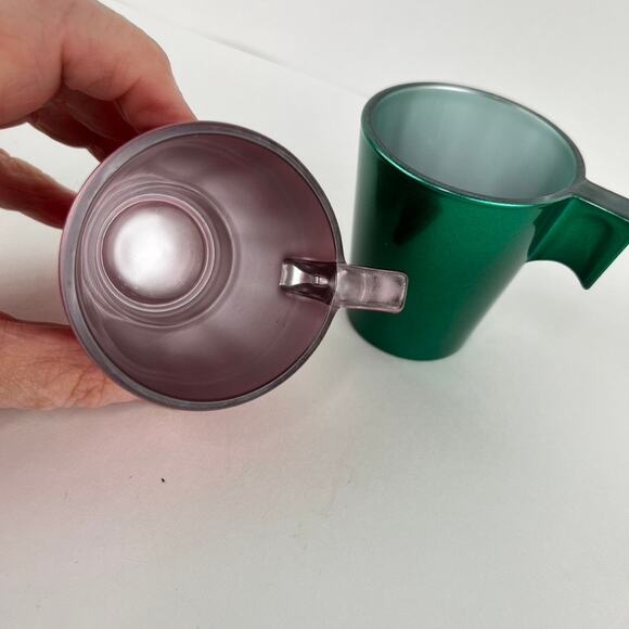 Pair of Luminarc Glass Espresso Demitasse Cups with Handles - Picture 2 of 4